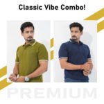 Cool Contrast Combo ( Navy + Olive )