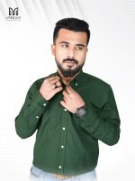 Men’s Premium Deep Green Shirt – Signature Style with Tailored Fit - Image 2