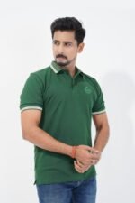 Men's Premium PK Polo T Shirt - Green - Image 3