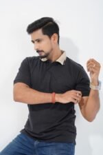 Men's Premium PK Polo T Shirt - Pure Black - Image 2