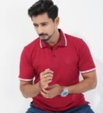 Men's Premium PK Polo T Shirt - Maroon